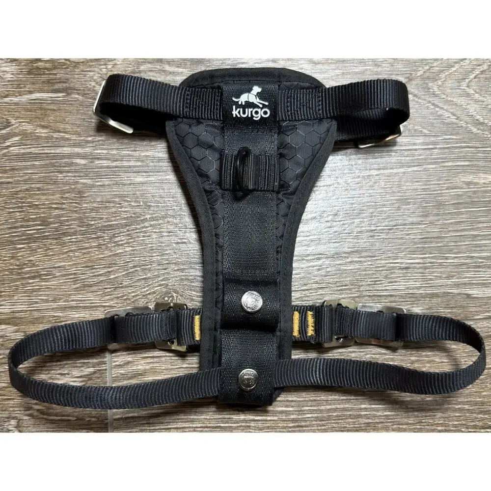 KURGO TRU-FIT Enhanced Strength Dog Harness Carabiner Clip Size Medium 35-50 Lb